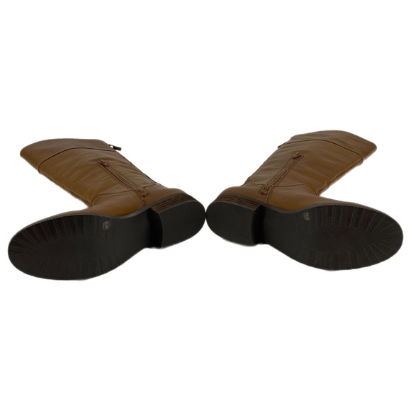 Sole Society Amaretto Belluci Leather So-Carolyn Boots - Picture 4 of 11